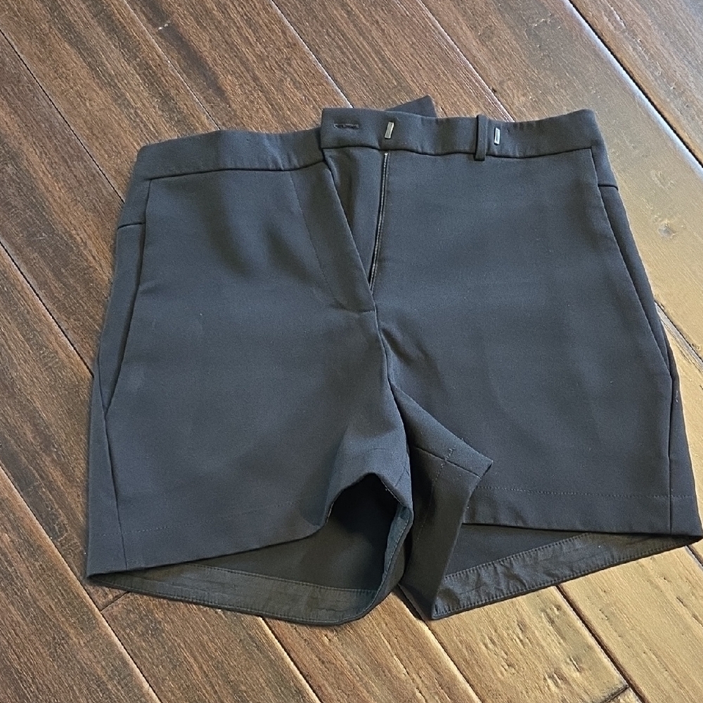 Black Tailored Shorts